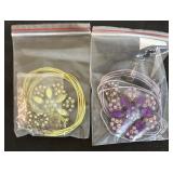 Lot of 10 Fashion Jewelry Necklace and Earring Sets Assorted Colors