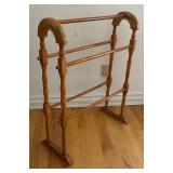 Vintage Wooden Quilt Stand