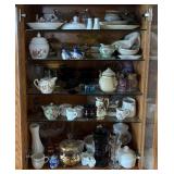 Collection of Vintage Decorative Glassware, Porcelain, and Ceramic Items