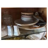 Collection of Vintage Decorative Glassware, Porcelain, and Ceramic Items