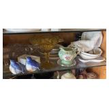 Collection of Vintage Decorative Glassware, Porcelain, and Ceramic Items