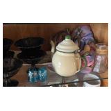 Collection of Vintage Decorative Glassware, Porcelain, and Ceramic Items