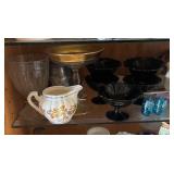 Collection of Vintage Decorative Glassware, Porcelain, and Ceramic Items