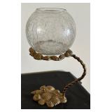 Seaside Decor Collection with Framed Shell Art, Otagiri Vase, Wood Fish Sculptures, and Nautilus Shell