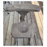 Primitive Style Wooden Chair