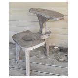 Primitive Style Wooden Chair