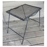 Set of 2 Metal Mesh Patio Tables