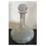 Set of 3 Vintage Glass Decanters