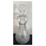 Set of 3 Vintage Glass Decanters