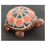 Collection of 8 Turtle Figurines Assorted Materials and Styles