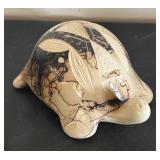 Collection of 8 Turtle Figurines Assorted Materials and Styles