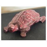 Collection of 8 Turtle Figurines Assorted Materials and Styles