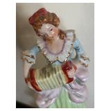 Pair of Vintage Porcelain Musician Figurines