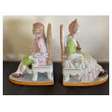 Collection of 5 Vintage Porcelain Figurines with Victorian Couples