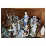 Large Collection of Vintage Porcelain and Ceramic Figurines and Decorative Items