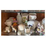 Large Collection of Vintage Porcelain and Ceramic Figurines and Decorative Items