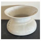 Vintage Porcelain Spittoon with Hand-Painted Floral Design