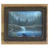 Beautiful Framed Nature Print by Silver