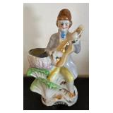 Set of 9 Vintage Porcelain Planter and Vase Figurines