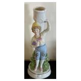 Set of 9 Vintage Porcelain Planter and Vase Figurines