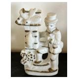 Set of 9 Vintage Porcelain Planter and Vase Figurines