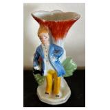 Set of 9 Vintage Porcelain Planter and Vase Figurines