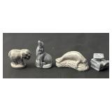 Set of 4 Wade Whimsy Porcelain Miniature Figurines