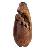 Burled Wood Collection with 2 Vases and Decorative Tray
