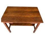 Vintage Arts and Crafts Mission Style Oak Table