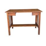 Vintage Arts and Crafts Mission Style Oak Table
