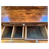 Antique Wooden Kitchen Hoosier Cabinet With Drawers and Flour Bins