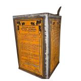 Vintage Watkins Germicide Dip and Disinfectant 5-Gallon Tin Can