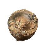 Antique Art Nouveau Metal Jewelry Casket Box