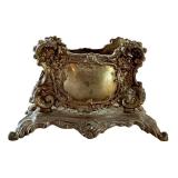 Vintage Ornate Metal Desk Organizer