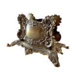 Vintage Ornate Metal Desk Organizer