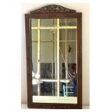 Vintage Wall Mirror with Decorative Frame