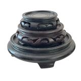 Set of 6 Vintage Wood Display Stands