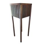 Vintage Wooden Arts and Crafts Style Plant Stand