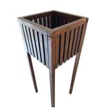 Vintage Wooden Arts and Crafts Style Plant Stand