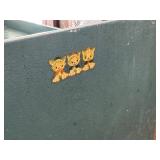 Vintage Wooden Doll Bed with Animal Decals