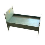 Vintage Wooden Doll Bed with Animal Decals