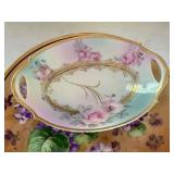 Collection of Vintage Hand Painted Porcelain and Bone China Dishes Assorted Patterns