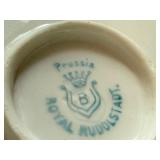 Collection of Vintage Hand Painted Porcelain and Bone China Dishes Assorted Patterns