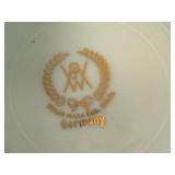 Collection of Vintage Hand Painted Porcelain and Bone China Dishes Assorted Patterns