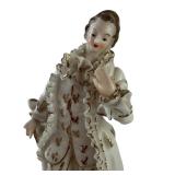 Pair of Vintage Porcelain Figurines Lady and Gentleman