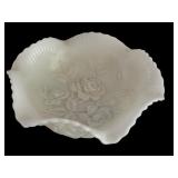 Collection of Vintage White Milk Glass Decorative Dishes and Bowls