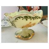 Collection of Vintage Decorative Bowls, Plates, and Hand-Painted Nashco Tray