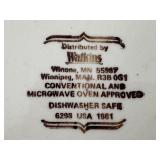 Watkins Pie Plate Collection with Recipes and Ceramic Pie Bird