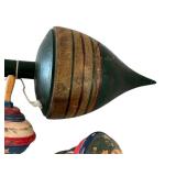 Set of 4 Decorative Vintage Style Wooden Toy Tops
