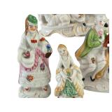 Set of Vintage Porcelain Figurines Made in Japan and Germany, 3-5 Inches